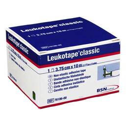 Abbildung: Leukotape Classic 10mx3,75cm grün Binden, 1 St PZN 00669482