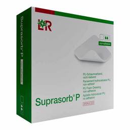 Abbildung: Suprasorb P PU-Schaumv.10x12cm nicht klebend 8 St, Verband PZN 00678245