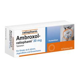Abbildung: Ambroxol ratiopharm 30 mg Hustenlöser Tabletten Tabletten, 50 St PZN 00680822