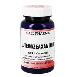 Abbildung: Lutein Zeaxanthin GPH Kapsel Kapseln, 30 St PZN 00682695