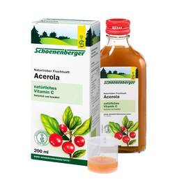 Abbildung: Acerola Saft Schoenenberger Saft, 200 ml PZN 00692021
