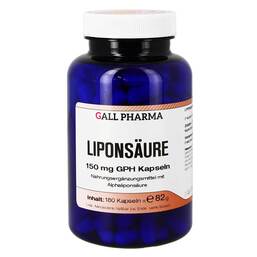 Abbildung: Liponsäure Kapseln 150 mg Kapseln, 180 St PZN 00694385