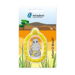 Abbildung: Miradent Kinder-Lernzahnbürst.Infant-O-Brush gelb Zahnbürste, 1 St PZN 00695172