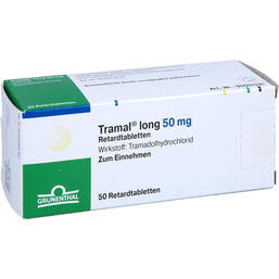 Abbildung: Tramal long 50 mg Retardtabletten 50 St, Retard-Tabletten PZN 00698377