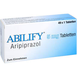 Abbildung: Abilify 5 mg Tabletten 49 St, Tabletten PZN 00698851