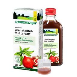 Abbildung: Granatapfel Muttersaft Schoenenberger Saft, 200 ml PZN 00699715