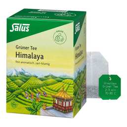 Abbildung: Grüner Tee Himalaya Bio Salus Filterbeutel 15 St, Filterbeutel PZN 00699721