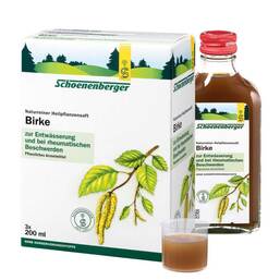 Abbildung: Birkensaft Schoenenberger Saft, 3X200 ml PZN 00699767