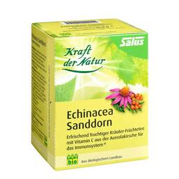 Abbildung: Echinacea Sanddorn Tee Kraft der Natur Salus Fi.B. Filterbeutel, 15 St PZN 00699810
