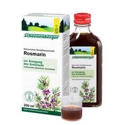 Abbildung: Rosmarin Saft Schoenenberger Saft, 200 ml PZN 00700097