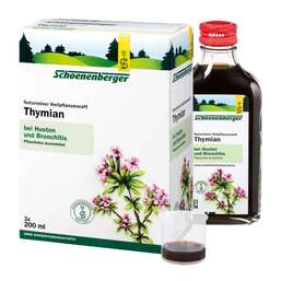 Abbildung: Thymian Saft Schoenenberger HPS 3X200 ml, Saft PZN 00700186