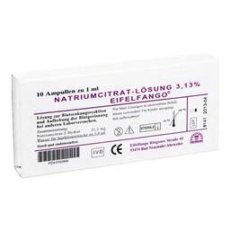 Abbildung: Natrium citricum 3,13% Ampullen 10X1 ml, Ampullen PZN 00702699