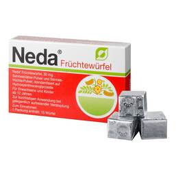 Abbildung: Neda Früchtewürfel Würfel, 15 St PZN 00707308