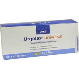 Abbildung: Urgolast Universal Binde 8 cm x 5 m 10 St, Binden PZN 00708265