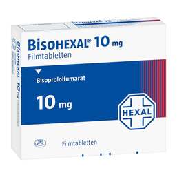 Abbildung: Bisohexal 10 mg Filmtabletten 100 St, Filmtabletten PZN 00712947