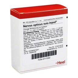 Abbildung: Nervus Opticus suis Injeel Ampullen 10 St, Ampullen PZN 00717092