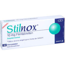 Abbildung: Stilnox Filmtabletten 10 St, Filmtabletten PZN 00723394