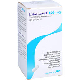Abbildung: Diacomit 500 mg Hartkapseln 60 St, Hartkapseln PZN 00724979