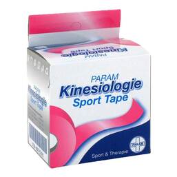Abbildung: Kinesiologie Sport Tape 5 cm x 5 m pink Pflaster, 1 St PZN 00725393