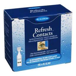 Abbildung: Refresh Contacts Augentropfen Augentropfen, 20X0.4 ml PZN 00729304