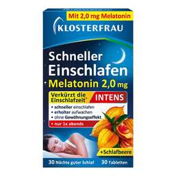 Abbildung: Klosterfrau Schneller Einschlafen Tabletten 30 St, Tabletten PZN 00735061