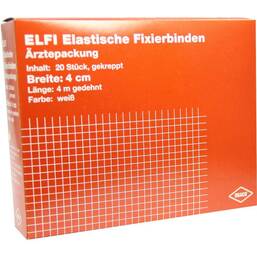 Abbildung: Dracoelfi elastisch Fixierbinde 4cmx4m gekreppt 20 St, Binden PZN 00736267