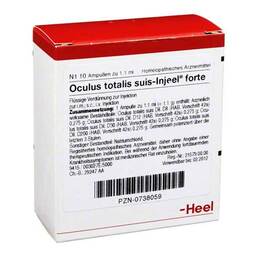 Abbildung: Oculus totalis suis Injeel forte Ampullen 10 St, Ampullen PZN 00738059