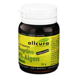 Abbildung: Afa Algen 250 mg blaugrün Tabletten Tabletten, 120 St PZN 00744456