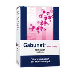 Abbildung: Gabunat forte 10 mg Tabletten Tabletten, 90 St PZN 00745220