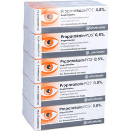Abbildung: Proparakain POS 0,5% Augentropfen 10X10 ml, Augentropfen PZN 00748129