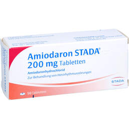 Abbildung: Amiodaron STADA 200 mg Tabletten 50 St, Tabletten PZN 00748419