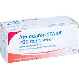 Abbildung: Amiodaron STADA 200 mg Tabletten 100 St, Tabletten PZN 00748431