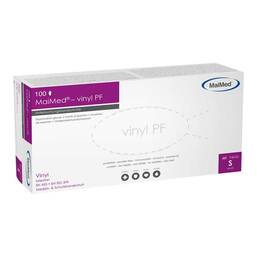 Abbildung: Maimed Handschuhe Vinyl puderfrei unsteril klein 100 St, Handschuhe PZN 00749212