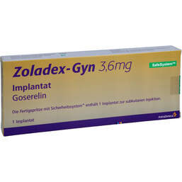 Abbildung: Zoladex Gyn Implantat in einer Fertigspritze 1 St, Implantat PZN 00753780