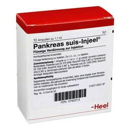 Abbildung: Pankreas Suis Injeel Ampullen Ampullen, 10 St PZN 00762313