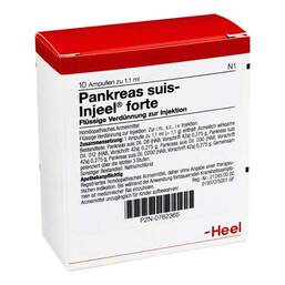 Abbildung: Pankreas Suis Injeel forte Ampullen 10 St, Ampullen PZN 00762365