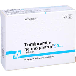 Abbildung: Trimipramin neuraxpharm 50 mg Tabletten 20 St, Tabletten PZN 00772010