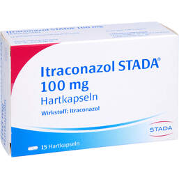 Abbildung: Itraconazol STADA 100 mg Hartkapseln 15 St, Hartkapseln PZN 00772895