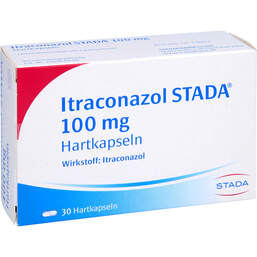 Abbildung: Itraconazol STADA 100 mg Hartkapseln 30 St, Hartkapseln PZN 00772903