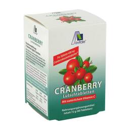 Abbildung: Cranberry Lutschtabletten 60 St, Lutschtabletten PZN 00784898