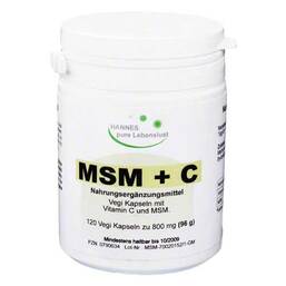 Abbildung: MSM + Biopep Vegi Kapseln 120 St, Kapseln PZN 00790634