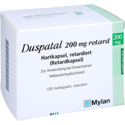 Abbildung: Duspatal 200 mg retard Kapseln 100 St, Retard-Kapseln PZN 00790812