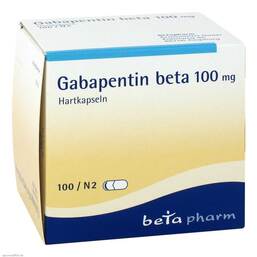 Abbildung: Gabapentin beta 100 mg Hartk 100 St, Hartkapseln PZN 00792202