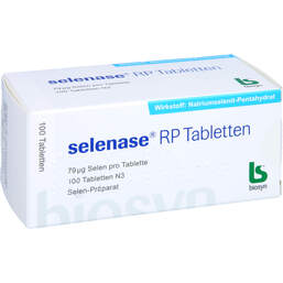 Abbildung: Selenase RP Tabletten 100 St, Tabletten PZN 00794106