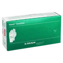 Abbildung: Vasco sensitive Untersuchungshandschuhe Größe L Handschuhe, 100 St PZN 00801102