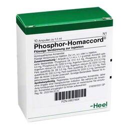 Abbildung: Phosphor Homaccord Ampullen 10 St, Ampullen PZN 00807464