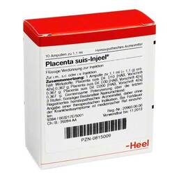 Abbildung: Placenta Suis Injeel Ampullen 10 St, Ampullen PZN 00815009