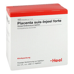 Abbildung: Placenta Suis Injeel forte Ampullen 100 St, Ampullen PZN 00815067