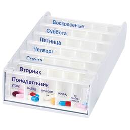 Abbildung: Anabox 7 Tage weiß russisch 1 St PZN 00828555