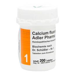 Abbildung: Biochemie Adler 1 Calcium fl Tabletten, 200 St PZN 00833154